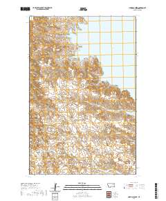 USGS US Topo 7.5-minute map for Norville Creek MT 2020