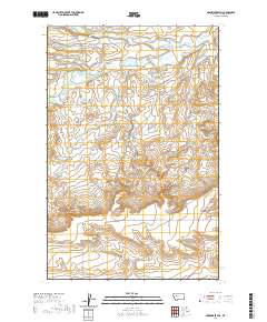 USGS US Topo 7.5-minute map for Nunemaker Hill MT 2020