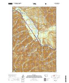 USGS US Topo 7.5-minute map for Nyack MT 2020