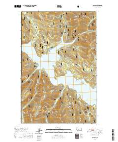 USGS US Topo 7.5-minute map for Nyack SW MT 2020