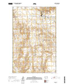 USGS US Topo 7.5-minute map for Opheim MT 2020