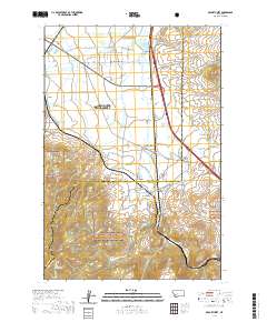 USGS US Topo 7.5-minute map for Opportunity MT 2020