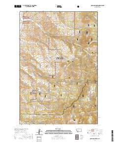 USGS US Topo 7.5-minute map for Orofino Mountain MT 2020