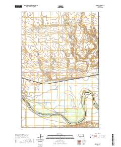 USGS US Topo 7.5-minute map for Oswego MT 2020