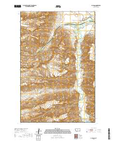 USGS US Topo 7.5-minute map for P N Ranch MT 2020