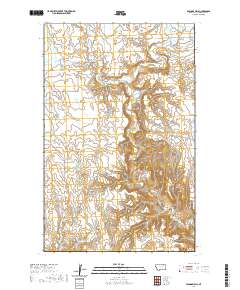 USGS US Topo 7.5-minute map for Papoose Hills MT 2020