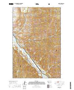 USGS US Topo 7.5-minute map for Paradise MT 2020