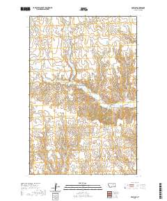 USGS US Topo 7.5-minute map for Pea Ridge MT 2020