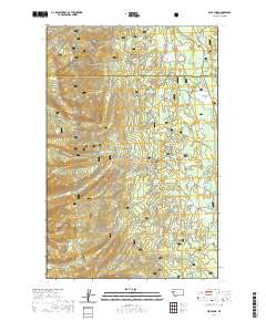 USGS US Topo 7.5-minute map for Peck Lake MT 2020