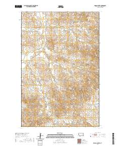 USGS US Topo 7.5-minute map for Pedigo Coulee MT 2020