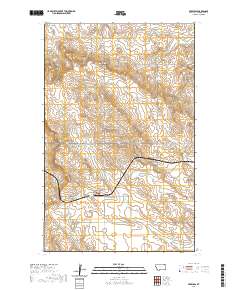 USGS US Topo 7.5-minute map for Peerless MT 2020