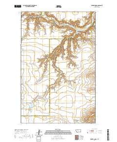 USGS US Topo 7.5-minute map for Penzer School MT 2020
