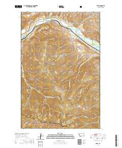USGS US Topo 7.5-minute map for Perma MT 2020