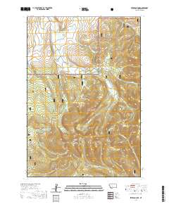 USGS US Topo 7.5-minute map for Peterson Lake MT 2020
