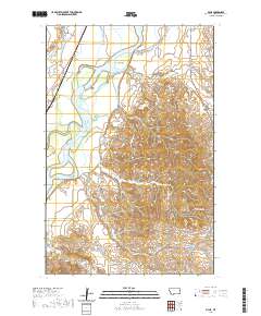 USGS US Topo 7.5-minute map for Piche MT 2020