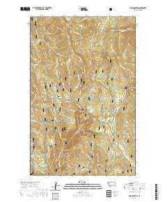USGS US Topo 7.5-minute map for Pink Mountain MT 2020