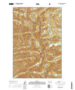 USGS US Topo 7.5-minute map for Piper-Crow Pass MT 2020