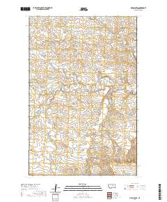 USGS US Topo 7.5-minute map for Pipes Coulee MT 2020