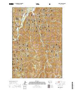 USGS US Topo 7.5-minute map for Piquett Creek MT 2020