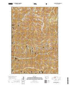 USGS US Topo 7.5-minute map for Piquett Mountain MT 2020
