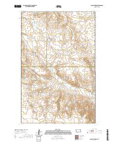 USGS US Topo 7.5-minute map for Pleasant Prairie MT 2020