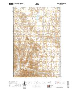 USGS US Topo 7.5-minute map for Pleasant Prairie SW MT 2020
