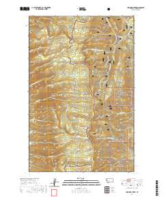 USGS US Topo 7.5-minute map for Porcupine Creek MT 2020