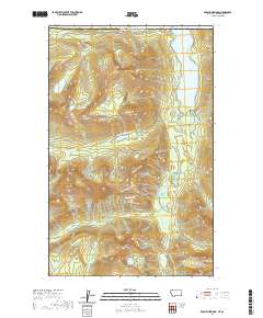 USGS US Topo 7.5-minute map for Porcupine Ridge MTAB 2020