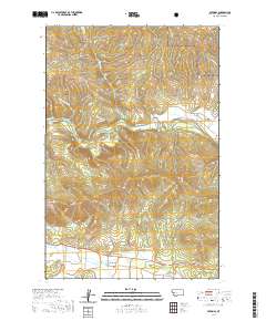 USGS US Topo 7.5-minute map for Potomac MT 2020