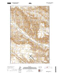 USGS US Topo 7.5-minute map for Poverty Flat East MT 2020