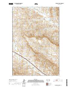 USGS US Topo 7.5-minute map for Poverty Flat West MT 2020