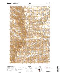 USGS US Topo 7.5-minute map for Prante Ranch MT 2020