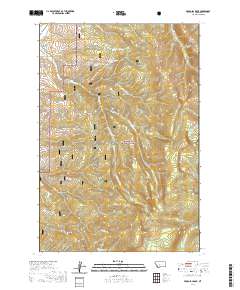 USGS US Topo 7.5-minute map for Proposal Rock MT 2020