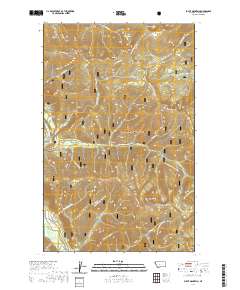 USGS US Topo 7.5-minute map for Pulpit Mountain MT 2020