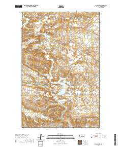 USGS US Topo 7.5-minute map for Putnam Lake MT 2020