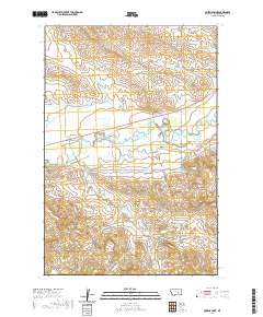 USGS US Topo 7.5-minute map for Queens Point MT 2020
