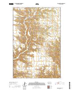 USGS US Topo 7.5-minute map for Ragland Bench MT 2020