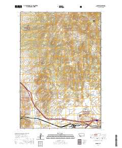 USGS US Topo 7.5-minute map for Ramsay MT 2020