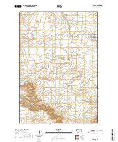 USGS US Topo 7.5-minute map for Rapelje MT 2020