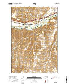 USGS US Topo 7.5-minute map for Rapids MT 2020