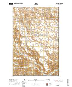 USGS US Topo 7.5-minute map for Rattlesnake MT 2020