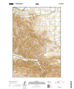USGS US Topo 7.5-minute map for Ravalli MT 2020