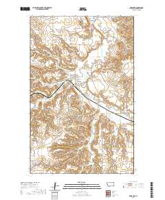 USGS US Topo 7.5-minute map for Redstone MT 2020