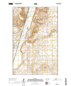 USGS US Topo 7.5-minute map for Reserve MT 2020