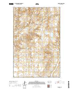 USGS US Topo 7.5-minute map for Reserve NE MT 2020