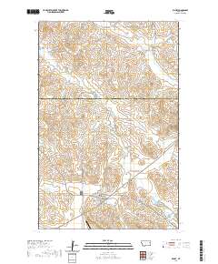 USGS US Topo 7.5-minute map for Richey MT 2020