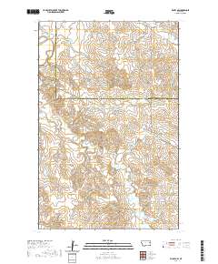 USGS US Topo 7.5-minute map for Richey NW MT 2020