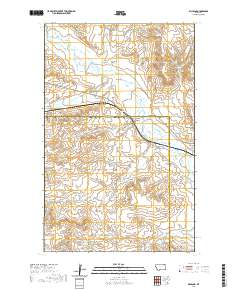 USGS US Topo 7.5-minute map for Richland MT 2020