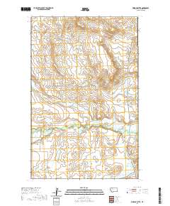 USGS US Topo 7.5-minute map for Rimrock Butte MT 2020