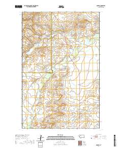 USGS US Topo 7.5-minute map for Robere MT 2020